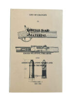 British List of Changes in British War Material Vol 1 Used Hardcover Reference Book