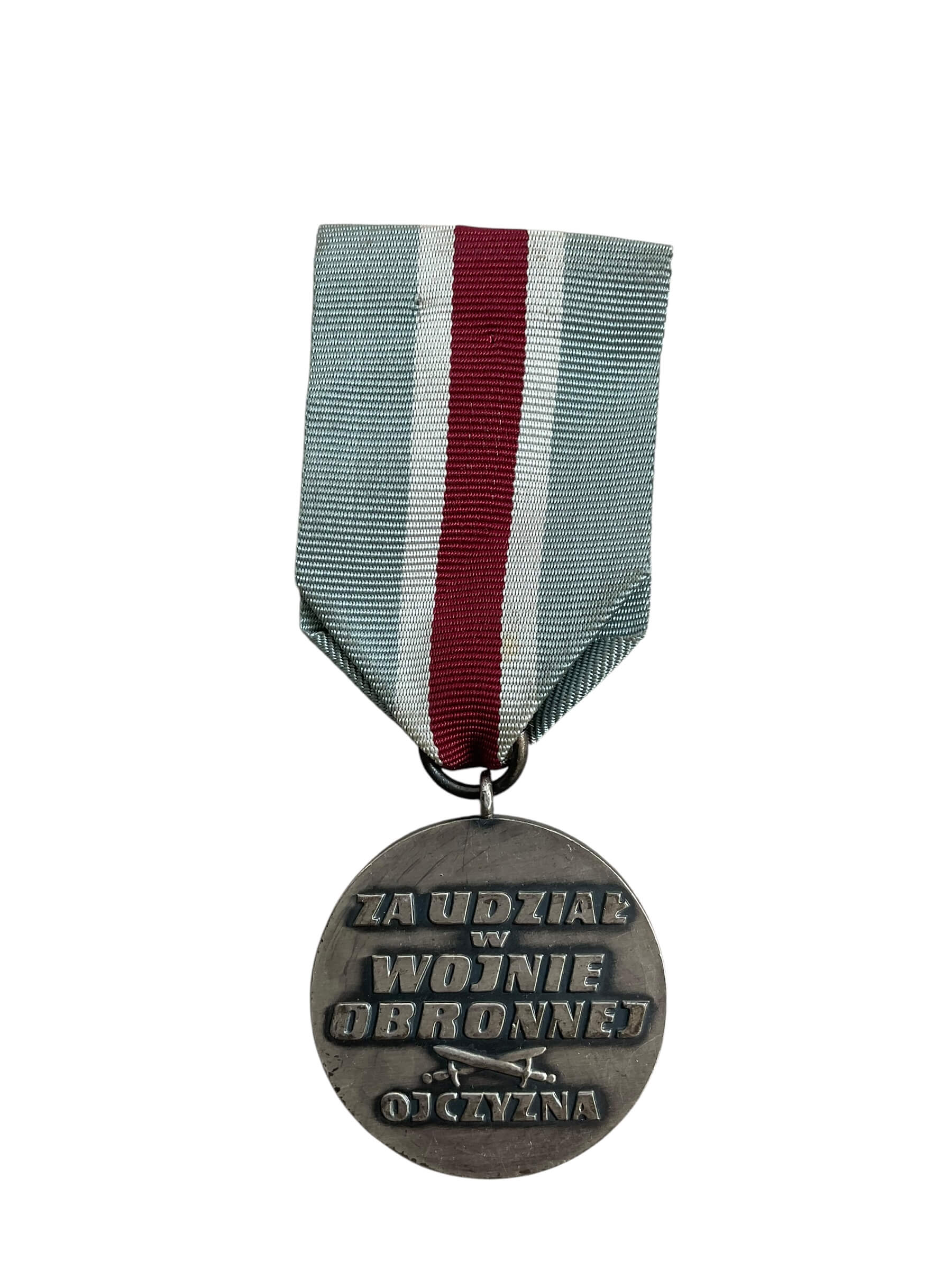 WW2 Poland Polish Participation In the Defence of War In 1939 Full Size Medal WW2 Poland Polish Participation In the Defence of War In 1939 Full Size Medal