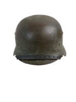 WW2 German Army M35 Steel Helmet NS68 Lot No E22