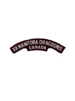 Canadian 12th Manitoba Dragoons Canada Shoulder Title Insignia Single