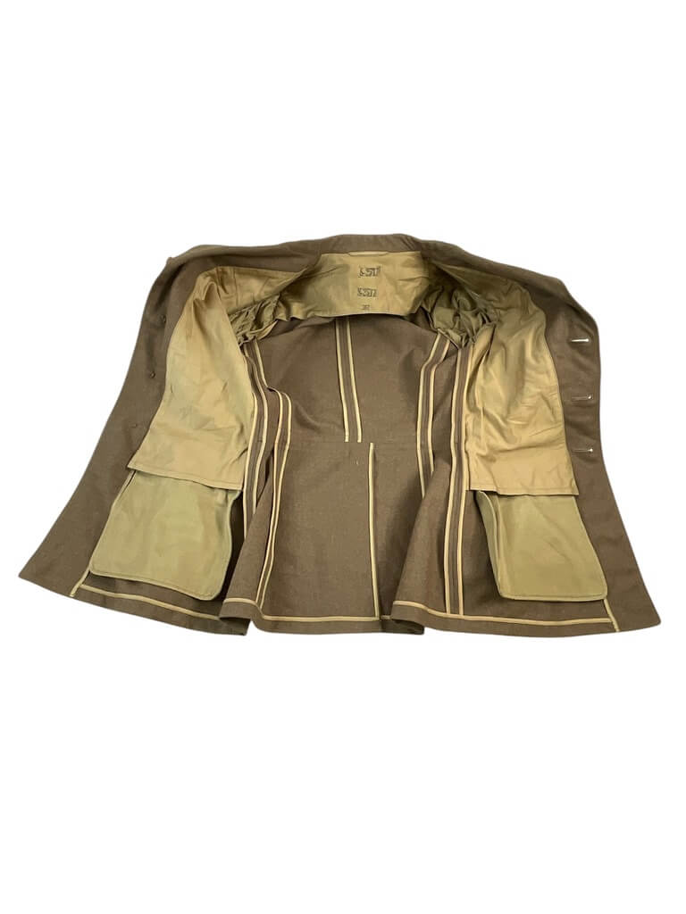 WW2 US Army 4 Pocket Other Ranks Tunic Jacket Size 36 Long With Laundry Numbers WW2 US Army 4 Pocket Other Ranks Tunic Jacket Size 36 Long With Laundry Numbers