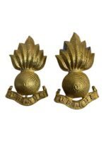 WW2 Canadian RCA Artillery Collars Insignia Pair