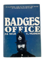 British Police Badges of Office Illustrated Guide to Helmets and Badges Used Hardcover Reference Book