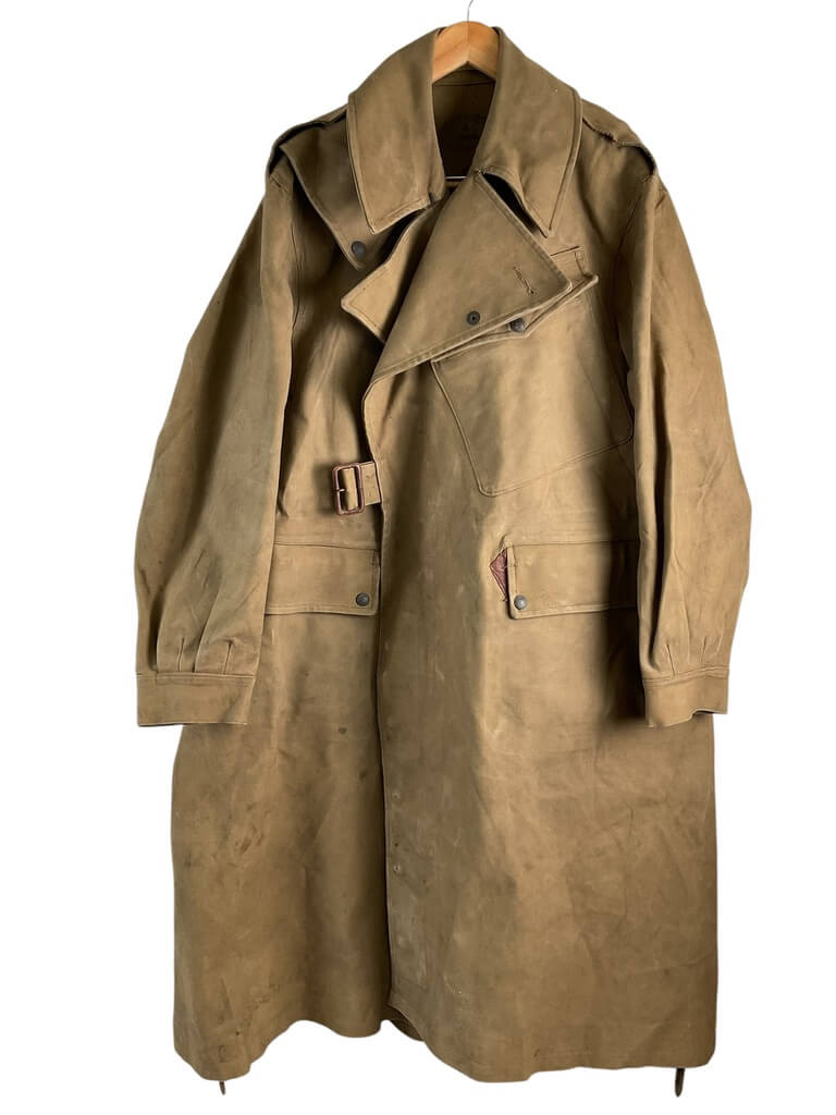 WW2 British Army Dispatch Riders Jacket Dated 1944 Size 6 Broad Arrowed WW2 British Army Dispatch Riders Jacket Dated 1944 Size 6 Broad Arrowed