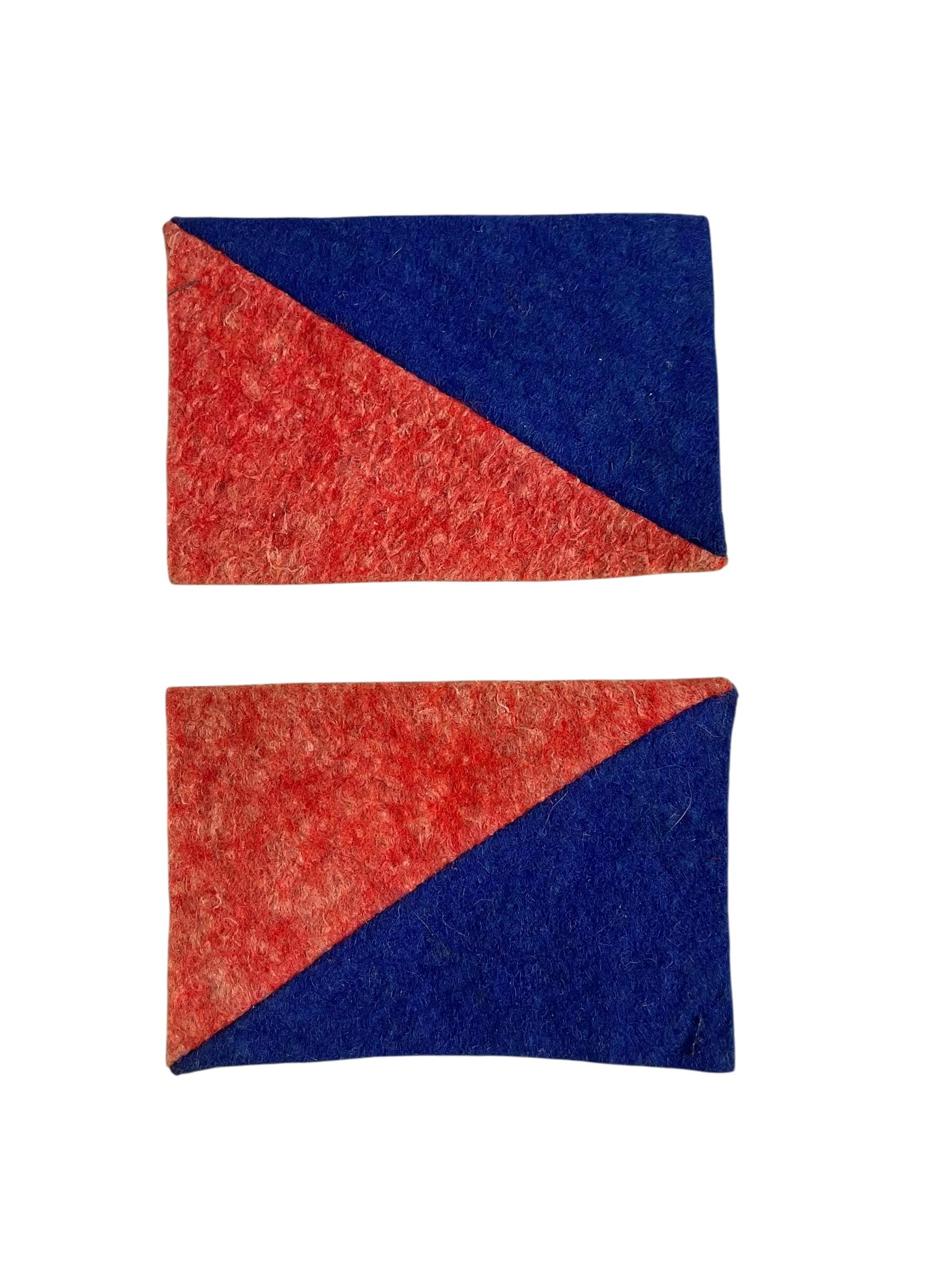 WW2 Canadian 6th Infantry Division Patches Insignia Pair WW2 Canadian 6th Infantry Division Patches Insignia Pair