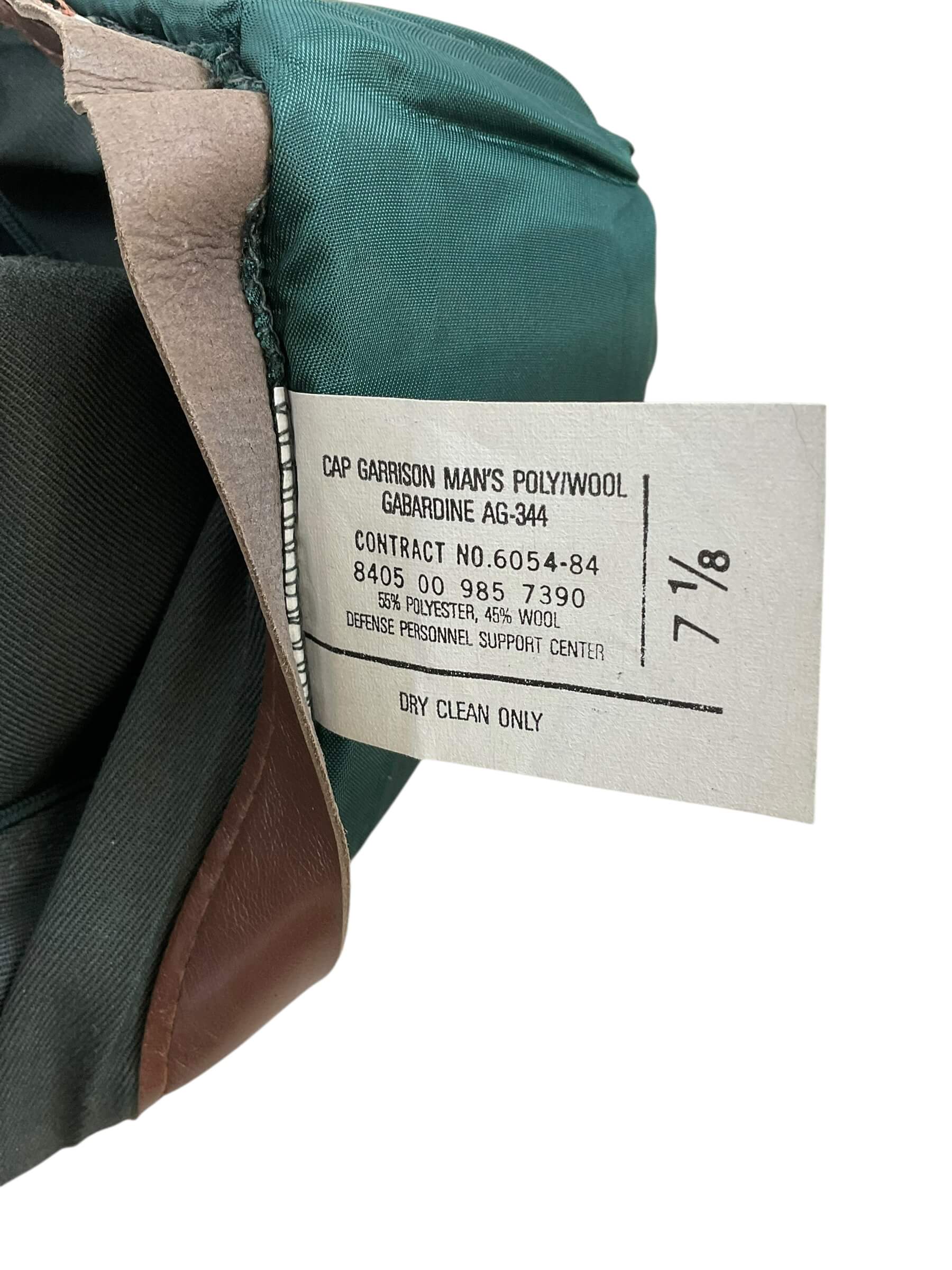 US Army Infantry Garrison Cap Size 7 1/8 US Army Infantry Garrison Cap Size 7 1/8