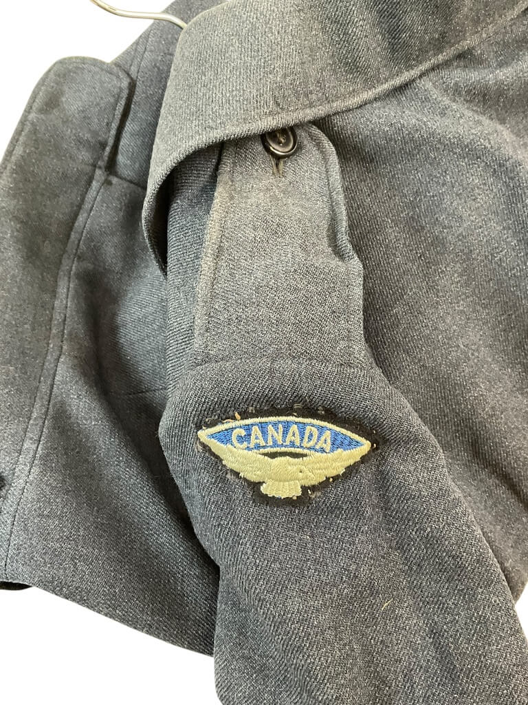 Canadian Air Cadets Blue Battle Dress Jacket Size 23 Dated 1952 Canadian Air Cadets Blue Battle Dress Jacket Size 23 Dated 1952