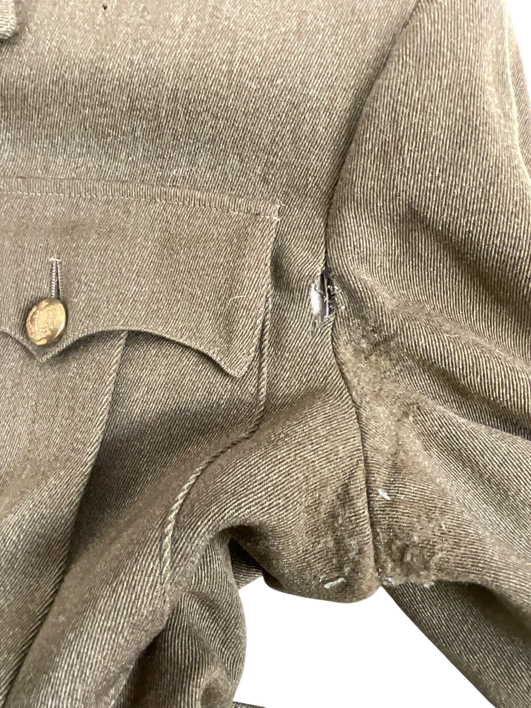 WW2 Canadian RCAMC Officers 4 Pocket Named Service Dress Jacket WW2 Canadian RCAMC Officers 4 Pocket Named Service Dress Jacket