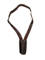 British Army Leather Flag Pole Carrier