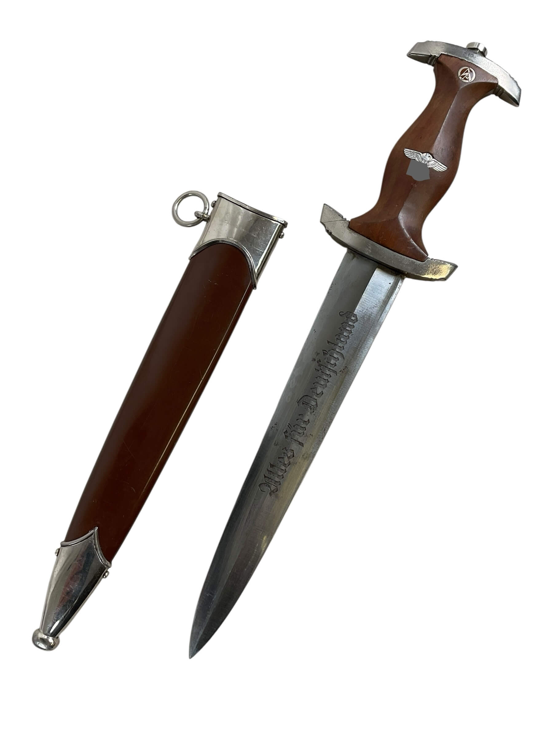 WW2 German SA Dagger With Scabbard Maker M7/42 WW2 German SA Dagger With Scabbard Maker M7/42