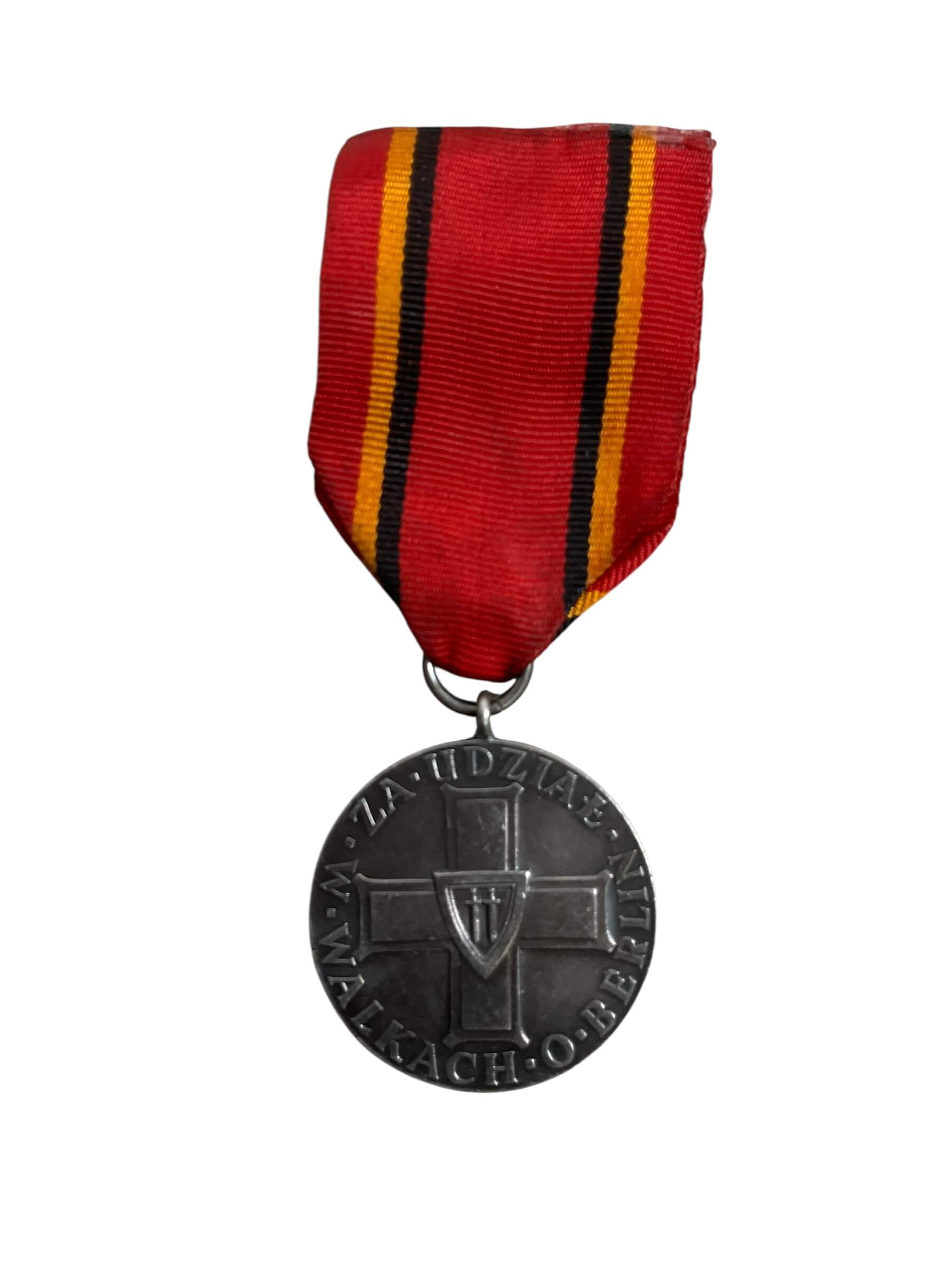WW2 Polish Poland Battle of Berlin Full Size Medal WW2 Polish Poland Battle of Berlin Full Size Medal