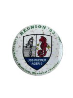 US Navy USS Pueblo Ager-2 Reunion Button 2003
