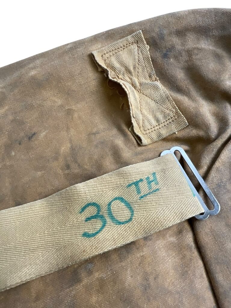 WW2 Canadian Large Duffle Bag Named 34" X 22" WW2 Canadian Large Duffle Bag Named 34" X 22"