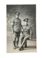 WW1 British BEF Royal Engineers Portrait Postcard 5 1/4" X 3 1/4"