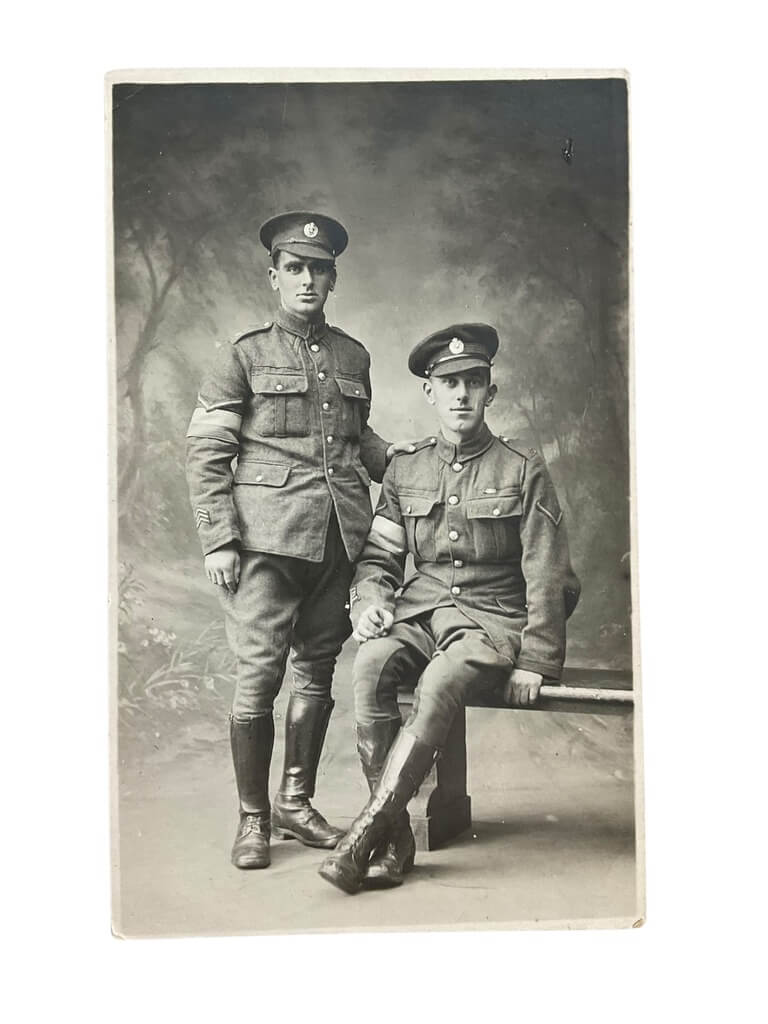 WW1 British BEF Royal Engineers Portrait Postcard 5 1/4" X 3 1/4" WW1 British BEF Royal Engineers Portrait Postcard 5 1/4" X 3 1/4"