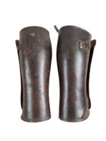 WW1 Canadian CEF Officers Brown Leather Leggings