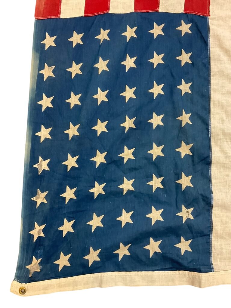 WW2 US 48 Star Flag 58" X 34" WW2 US 48 Star Flag 58" X 34"