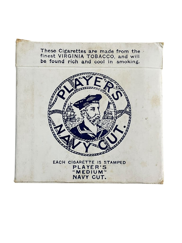 WW2 Canadian Navy Player's Cigarette Package EMPTY Ships Only WW2 Canadian Navy Player's Cigarette Package EMPTY Ships Only