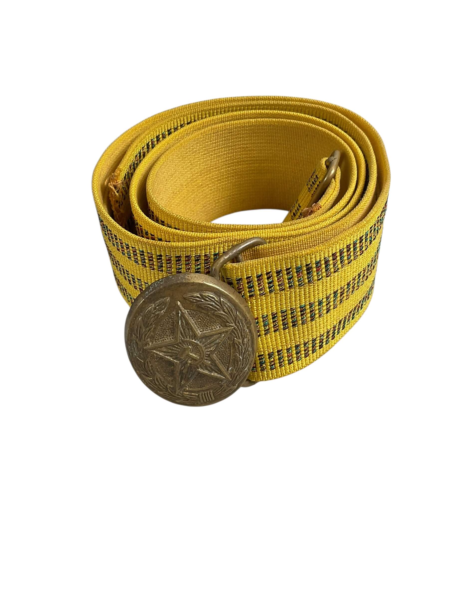 Russian Soviet Officers Peak Cap Hat Size 54 With Dress Belt Russian Soviet Officers Peak Cap Hat Size 54 With Dress Belt