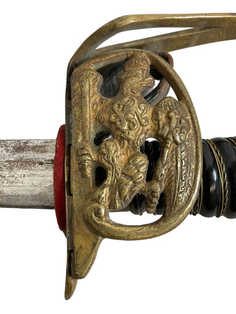 WW1 Imperial German Guards M89 Officers Sword With Scabbard WW1 Imperial German Guards M89 Officers Sword With Scabbard