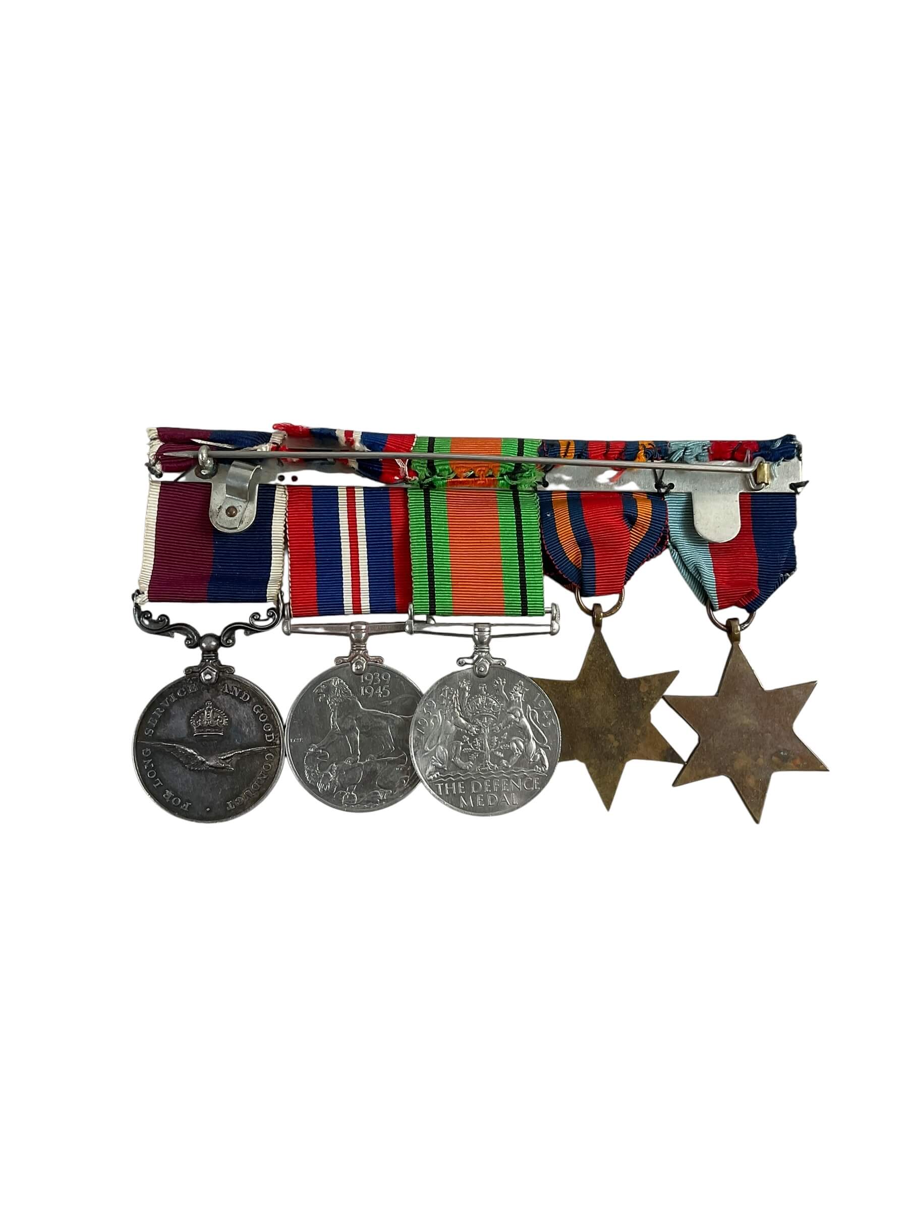 WW2 British RAF Medal Group X 5 Long Service 365378 SGT. I.S. Collins WW2 British RAF Medal Group X 5 Long Service 365378 SGT. I.S. Collins