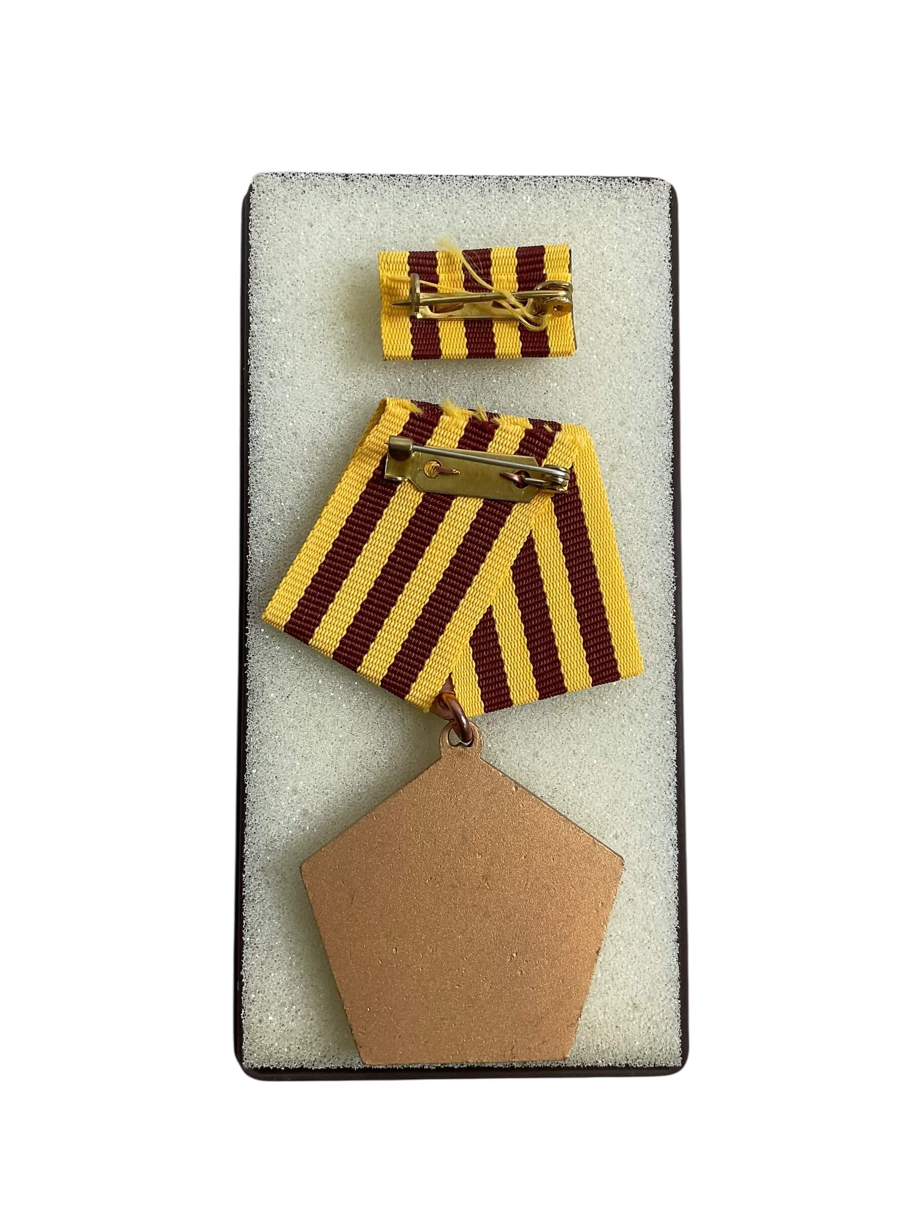 East German Military Order for the Services to the People Full Size Medal With Ribbon Bar East German Military Order for the Services to the People Full Size Medal With Ribbon Bar