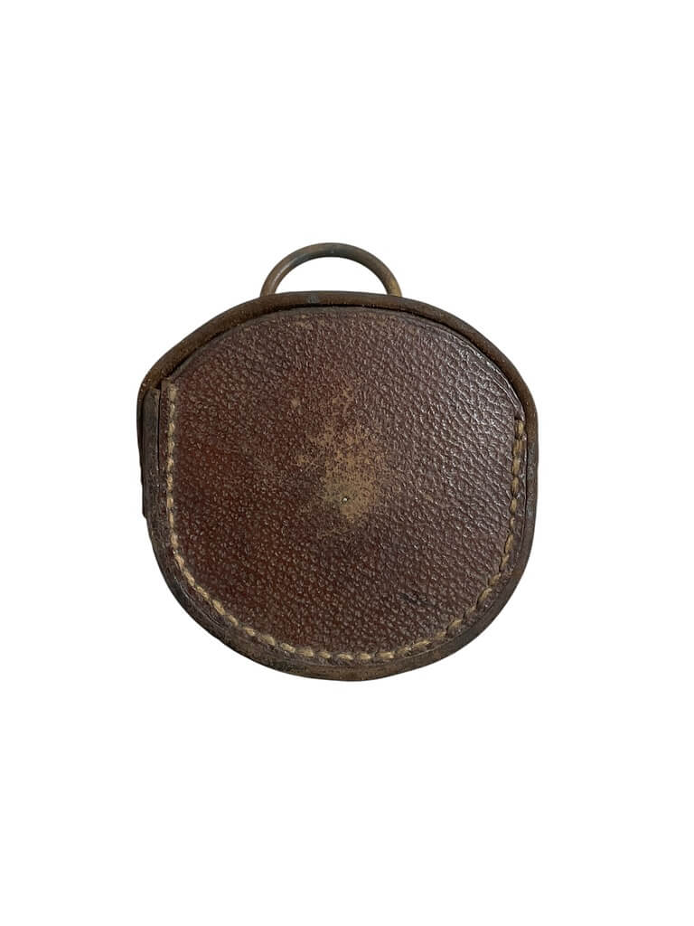 WW1 British BEF Private Purchase Marching Compass With Leather Pouch WW1 British BEF Private Purchase Marching Compass With Leather Pouch