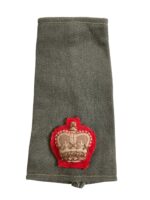 Canadian Army Buss Dress Majors Slip-On Insignia Single