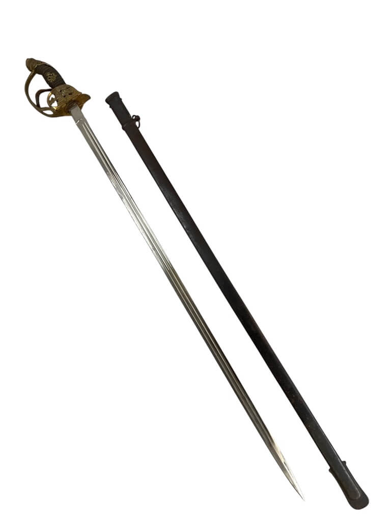 WW1 Imperial German M89 Officers Sword With Scabbard SHARPENED WW1 Imperial German M89 Officers Sword With Scabbard SHARPENED