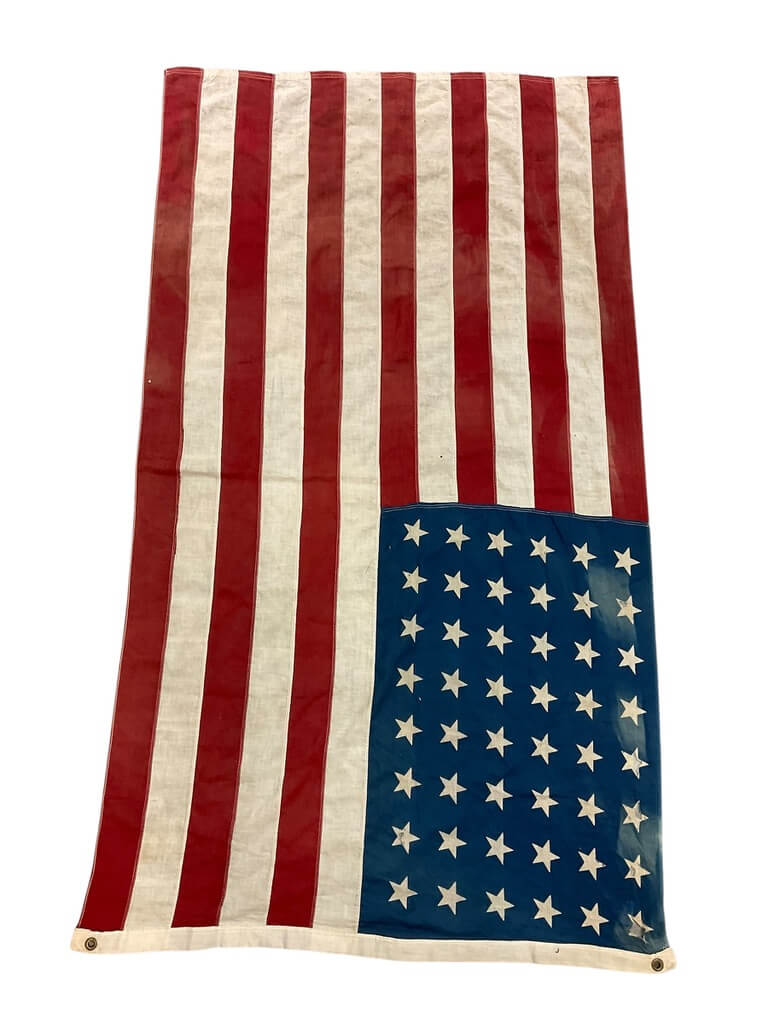 WW2 US 48 Star Flag 58" X 34" WW2 US 48 Star Flag 58" X 34"