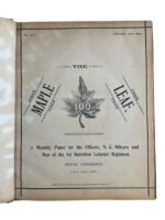 British Canadian 1st Battalion Leinster Regiment The Maple Leaf 100 No 45 Used Hardcover Reference Book