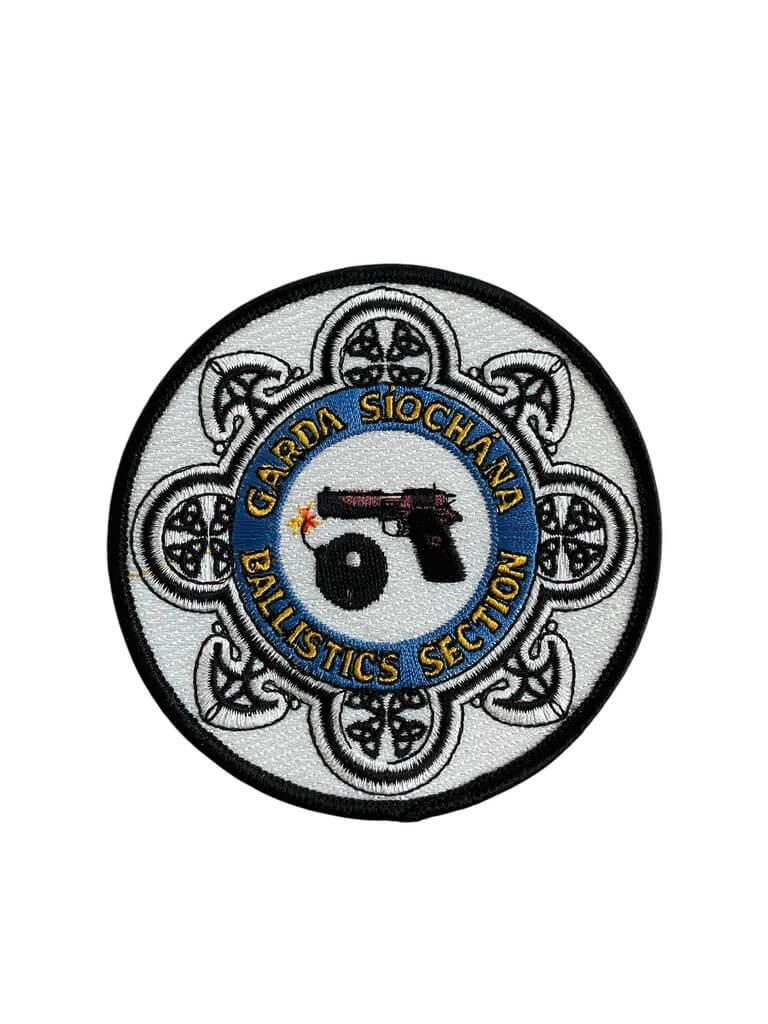 Irish Police Garda Siochana Ballistics Section Police Patch Irish Police Garda Siochana Ballistics Section Police Patch