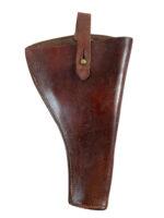 WW1 British BEF Leather Open Top Holster Broad Arrowed
