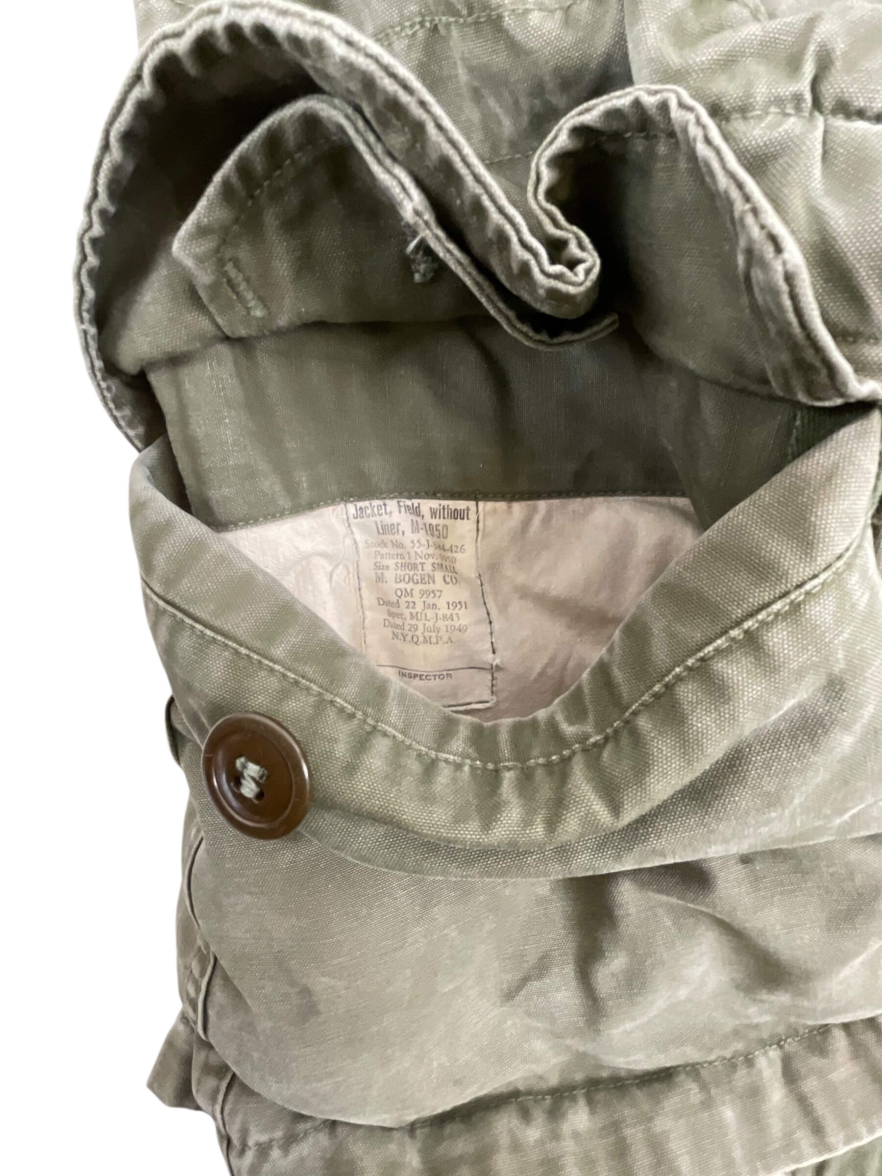 US Army M1950 Field Jacket Size Short Small US Army M1950 Field Jacket Size Short Small