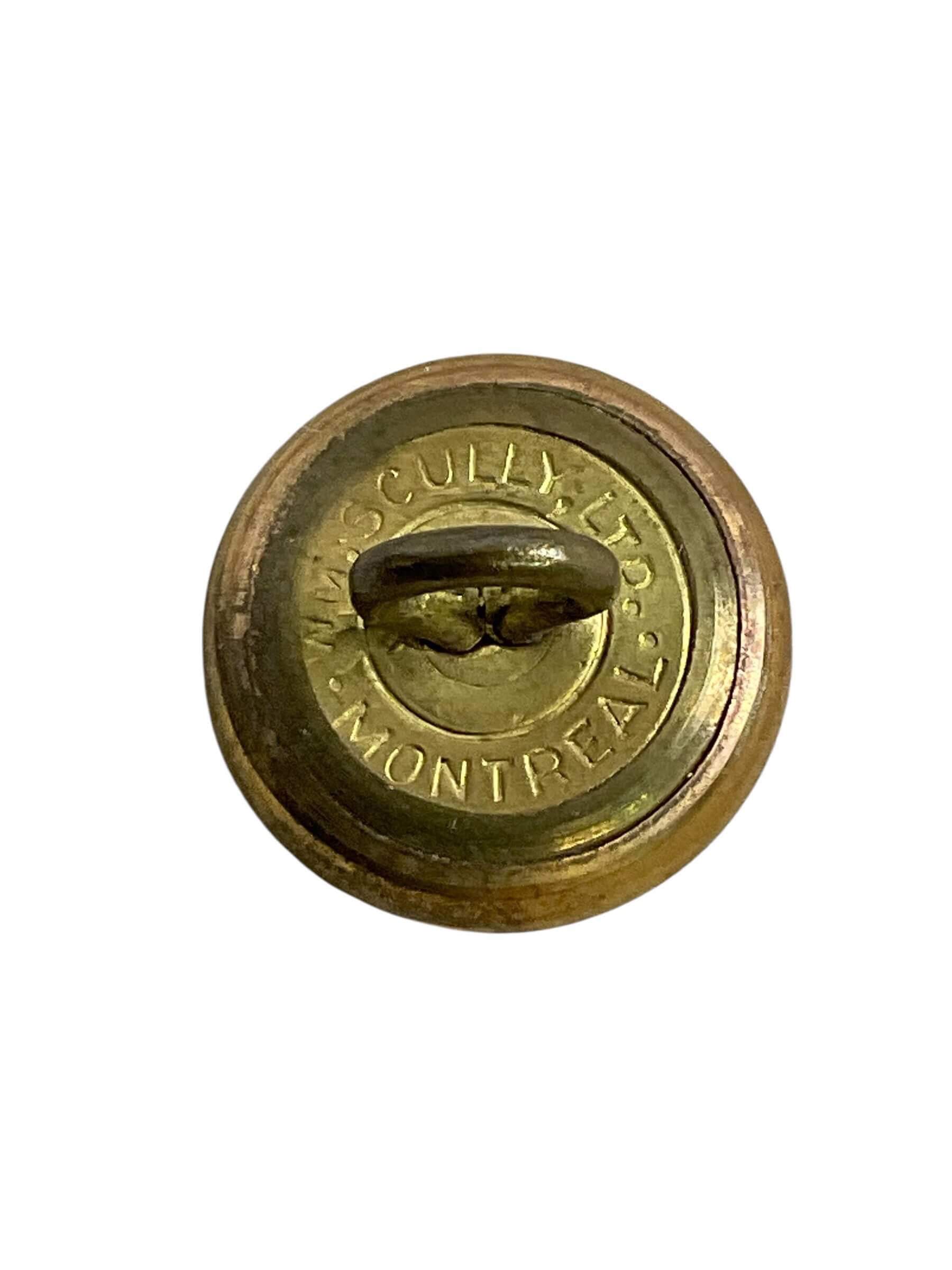 WW2 Canadian Le Regiment de Chateauguay Officers Pocket Button WW2 Canadian Le Regiment de Chateauguay Officers Pocket Button