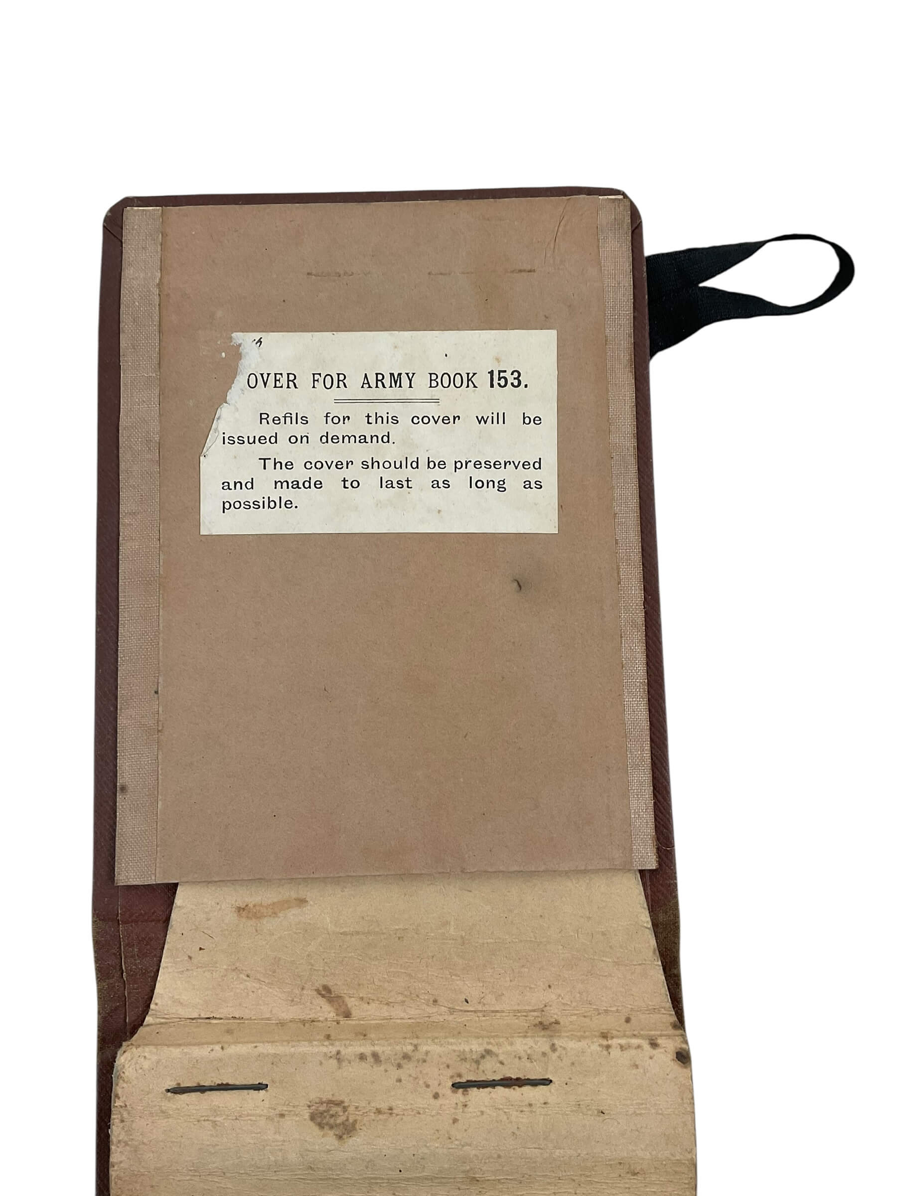 WW1 Canadian CEF Army Book 153 Field Message Pad WW1 Canadian CEF Army Book 153 Field Message Pad