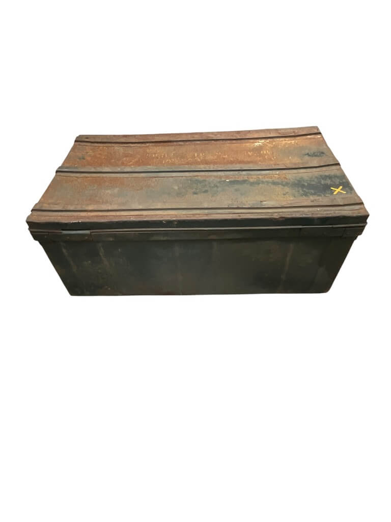 WW2 Canadian RCAF Named Air Commodore Barracks Box 33" X 18" X 13" WW2 Canadian RCAF Named Air Commodore Barracks Box 33" X 18" X 13"