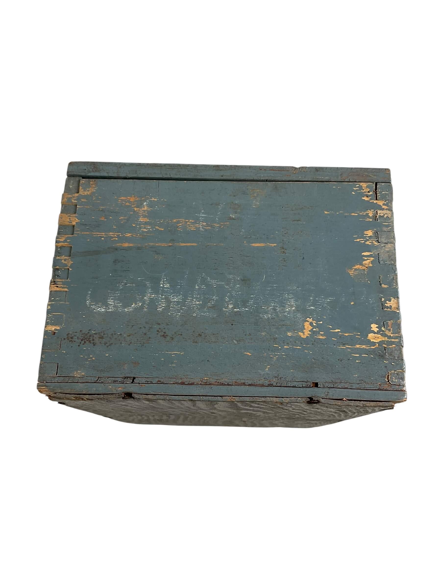 WW2 British RAF Storage Box For Distribution Air Ministry Marked WW2 British RAF Storage Box For Distribution Air Ministry Marked