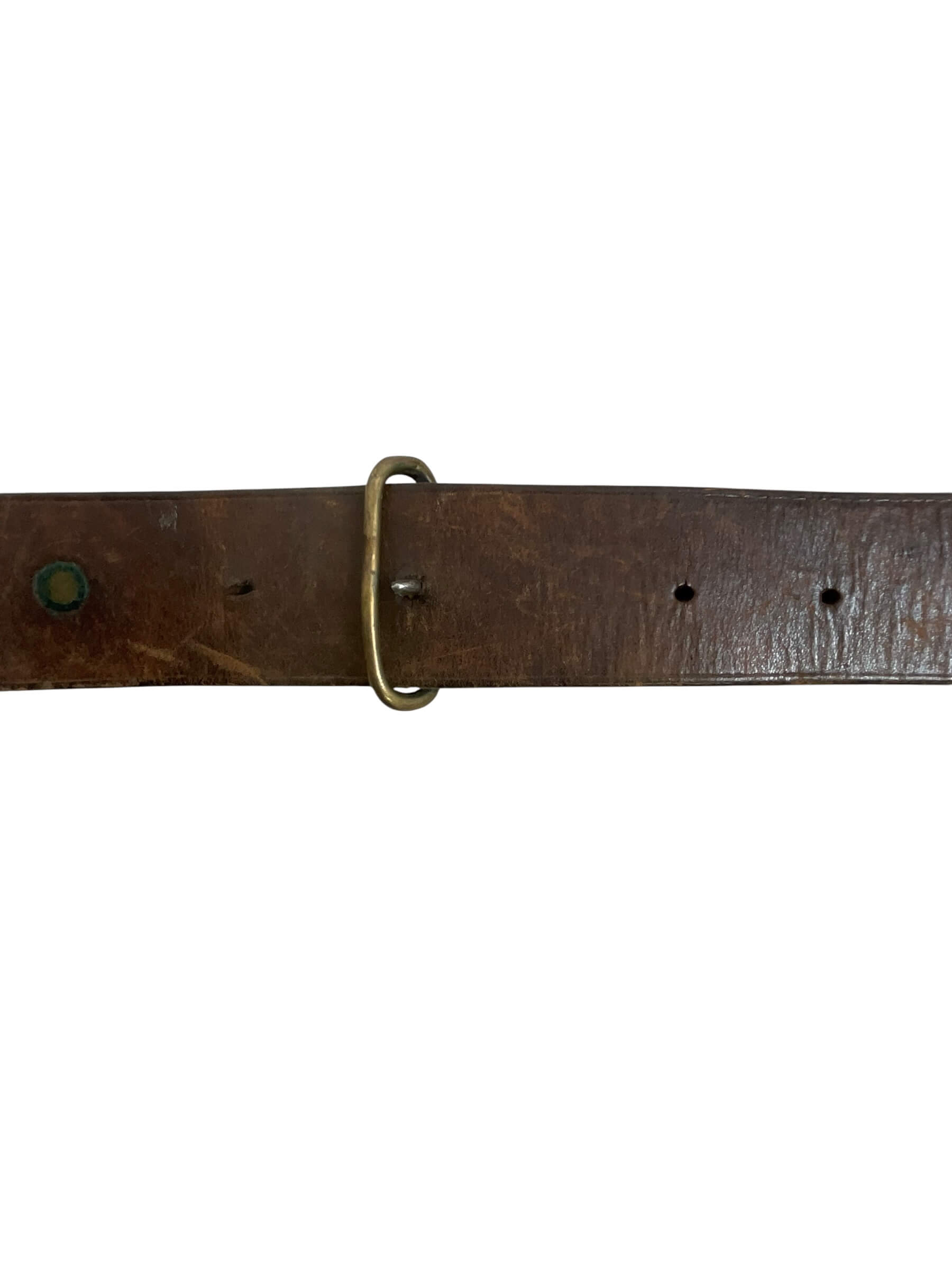 WW1 Canadian CEF Leather Snake Belt With Strap WW1 Canadian CEF Leather Snake Belt With Strap