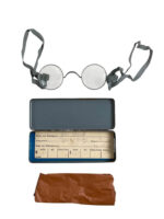 WW2 German Army Gas Glasses In Tin