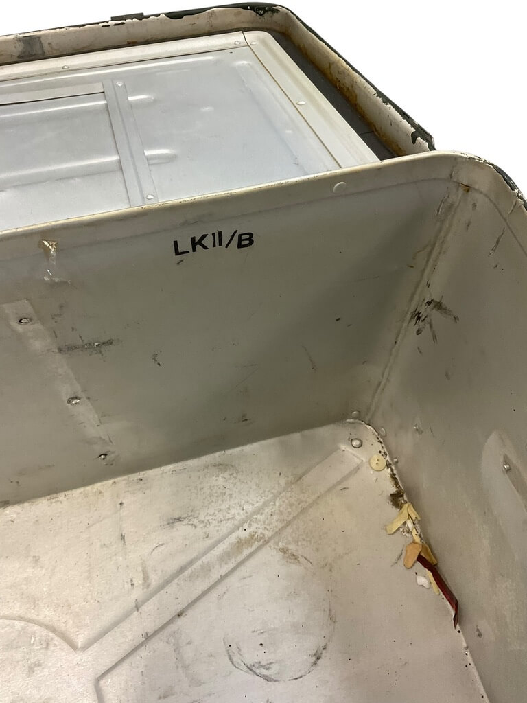 WW2 German Army Transit Box Repurposed Canadian Brigadier Lance 28" X 13" X 11" WW2 German Army Transit Box Repurposed Canadian Brigadier Lance 28" X 13" X 11"