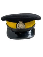 Royal Canadian Mounted Police RCMP Peak Cap Hat Named Dated 1967 Size 7 1/8