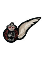 WW2 Canadian RCAF WAG Wireless Air Gunner Padded Wing
