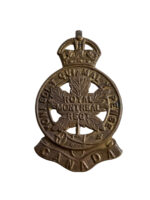 WW1 Canadian CEF 14th Battalion Cap Badge Maker Marked Tiptaft