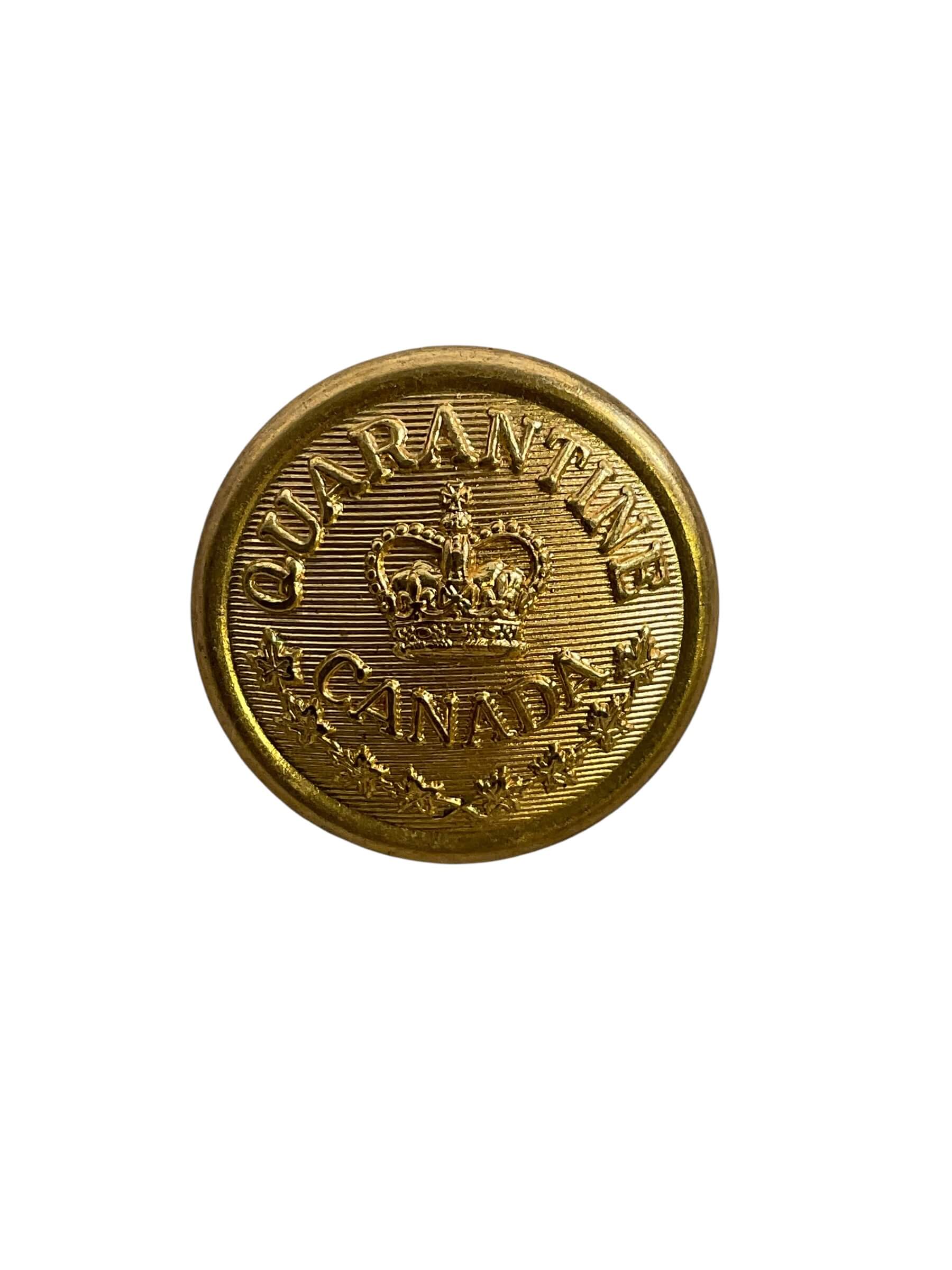 Quarantine Canada Large Tunic Button Quarantine Canada Large Tunic Button