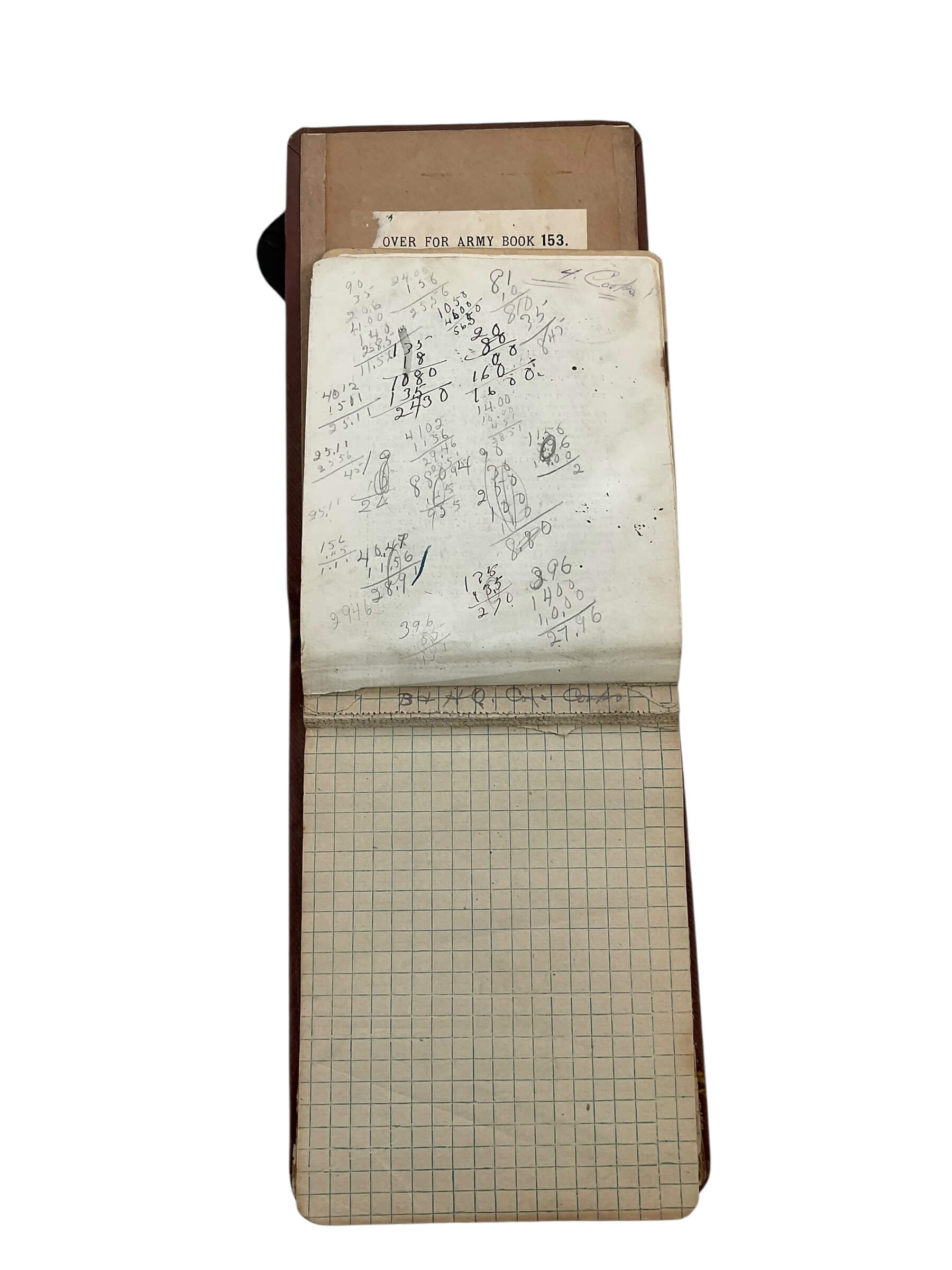 WW1 Canadian CEF Army Book 153 Field Message Pad WW1 Canadian CEF Army Book 153 Field Message Pad