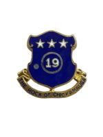 US Army DUI Distinctive Uniform Insignia 19th Infantry Regiment Badge Pin US Army DUI Distinctive Uniform Insignia 19th Infantry Regiment Badge Pin