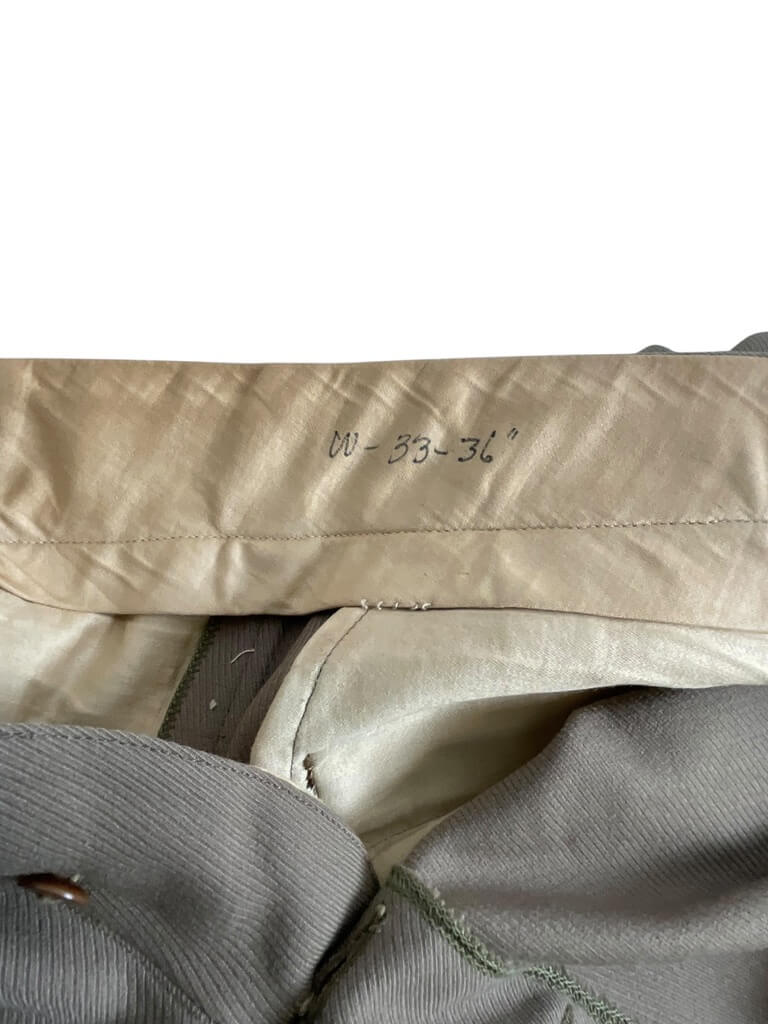 WW2 US Army Officers Riding Breeches Waist 26" Inseam 24" WW2 US Army Officers Riding Breeches Waist 26" Inseam 24"