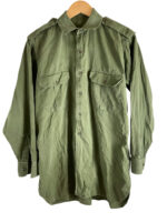 Canadian Army Bush Dress Shirt Dated 1963 Size 15 1/2