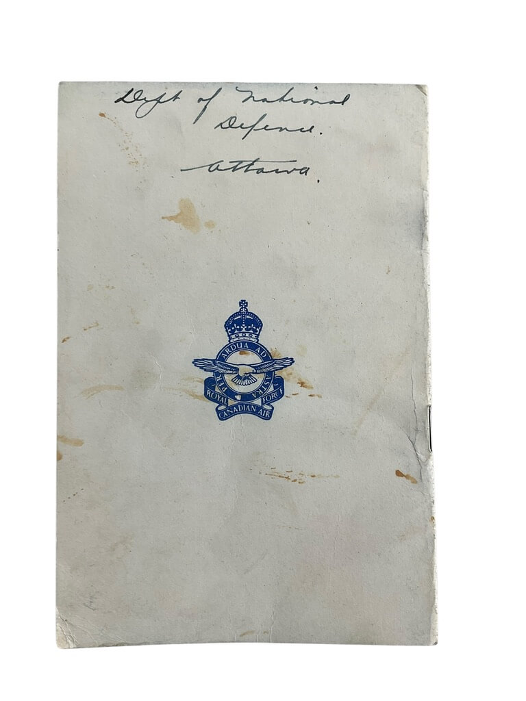 Canadian RCAF There's A Place for You in the RCAF Auxiliary Booklet Canadian RCAF There's A Place for You in the RCAF Auxiliary Booklet